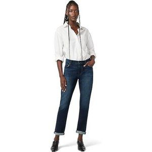NWT Saks HUDSON Women's Lana Slim Boyfriend Jeans 29